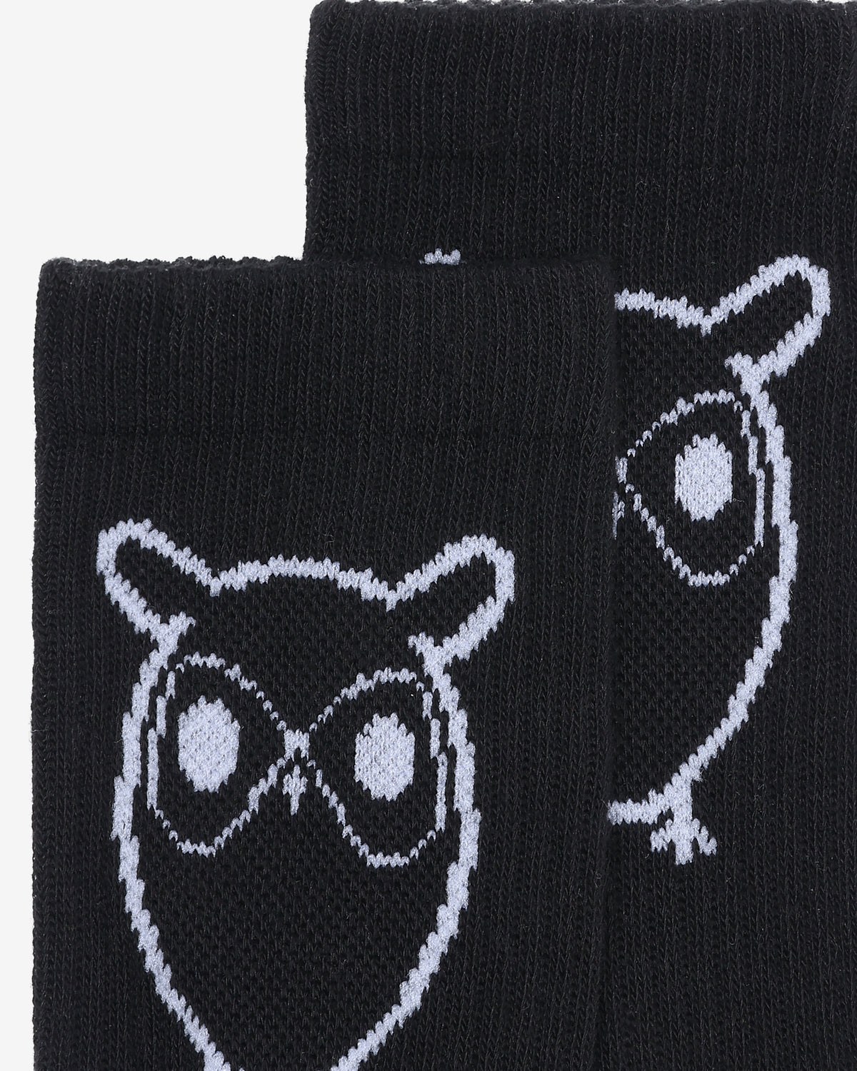 KnowledgeCotton Apparel - UNI 1-pack tennis sock Socks 1300 Black Jet