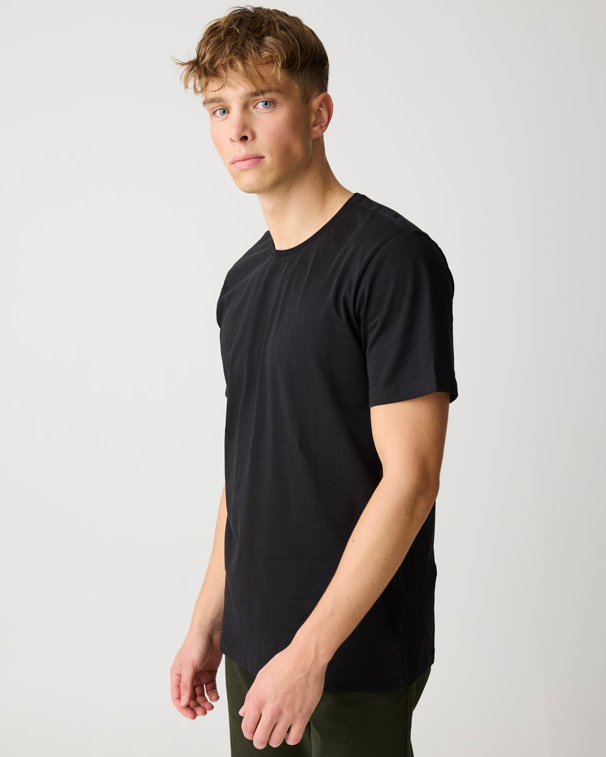 Regular fit Basic tee - Black Jet