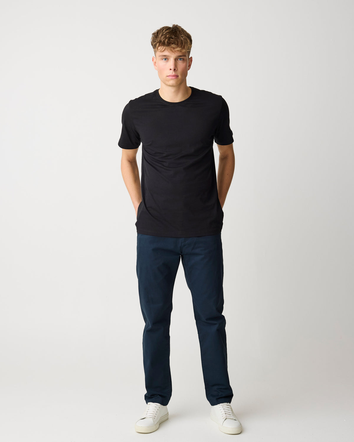 CHUCK regular twill chino pants - Total Eclipse
