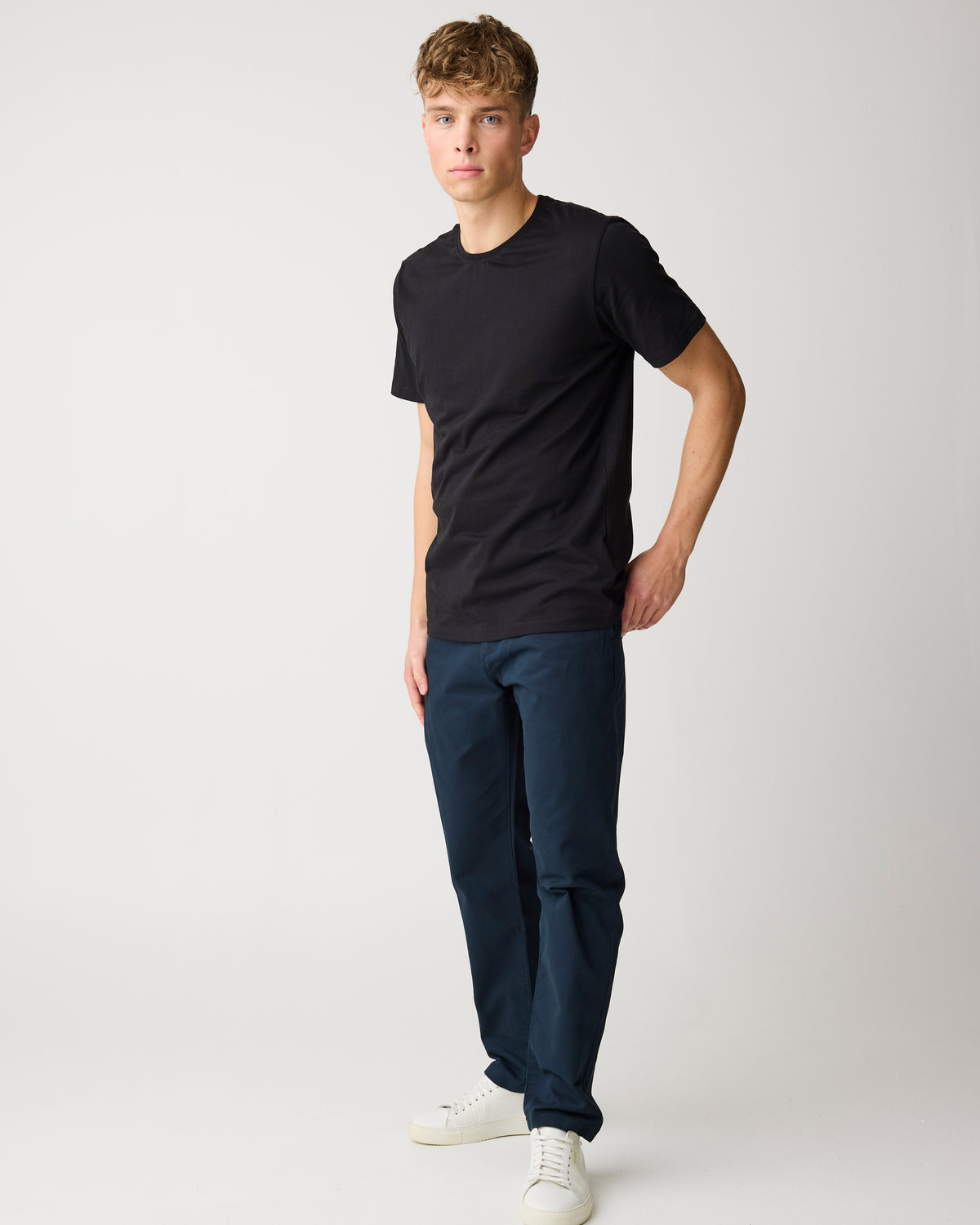CHUCK regular twill chino pants - Total Eclipse