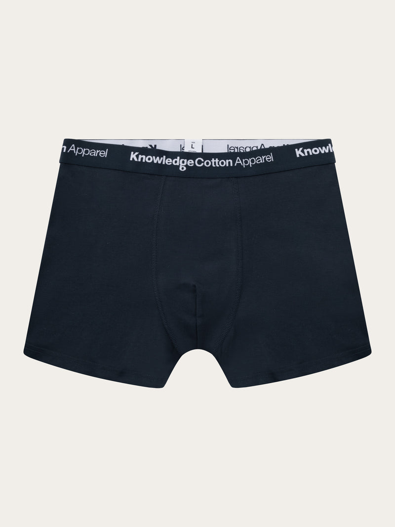 KnowledgeCotton Apparel - MEN 2 pack underwear Underwears 1100 Dark Olive