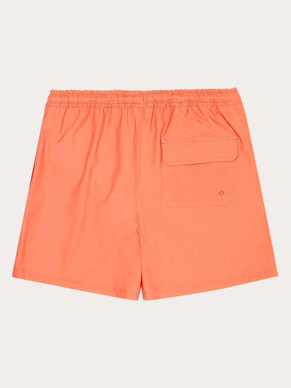 KnowledgeCotton Apparel - MEN BAY stretch swimshorts Swimshorts 1481 Langoustino