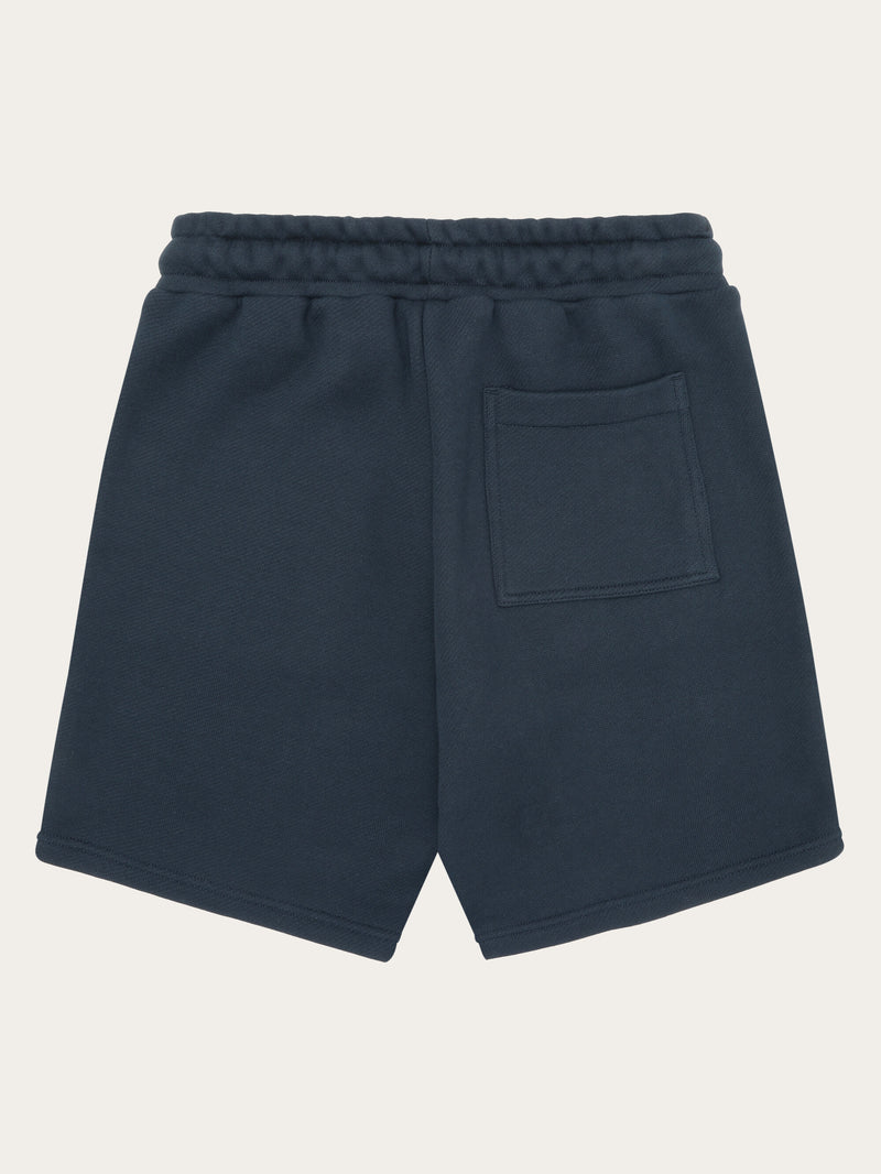 KnowledgeCotton Apparel - MEN BIRCH sweat shorts - GOTS/Vegan Shorts 1001 Total Eclipse