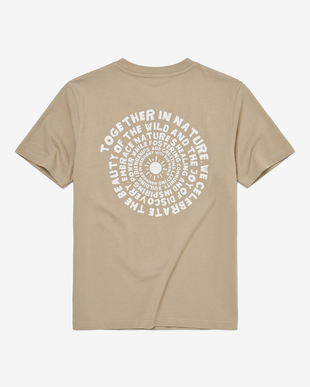 KnowledgeCotton Apparel - MEN Back print t-shirt T-shirts 1495 Twill