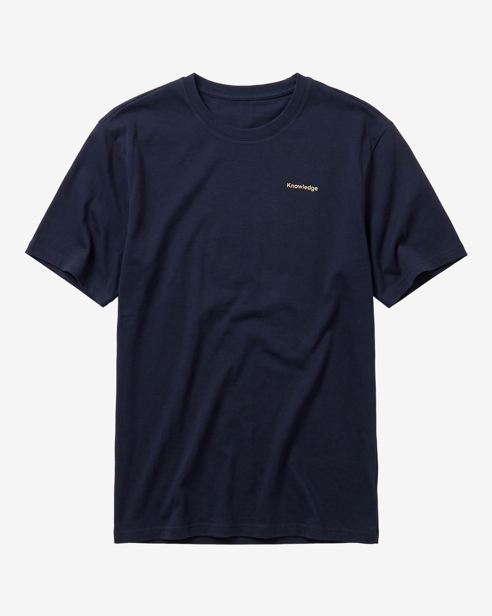 KnowledgeCotton Apparel - MEN Back print t-shirt T-shirts 1412 Night Sky