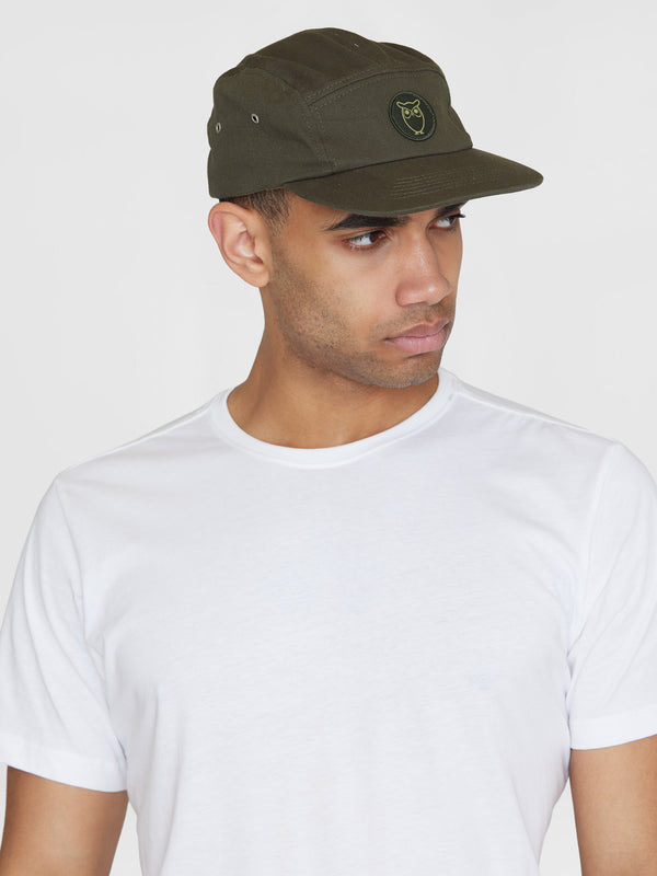 KnowledgeCotton Apparel - UNI Backley cap Caps 1090 Forrest Night