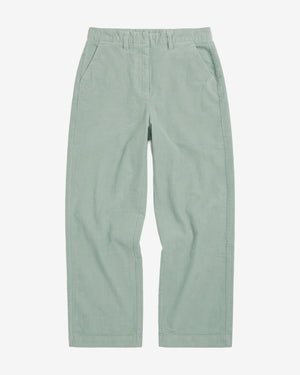 KnowledgeCotton Apparel - WMN Bora wide corduroy pant Pants 1396 Lily Pad