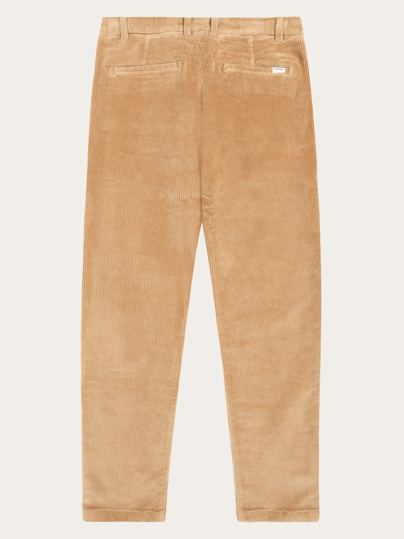 KnowledgeCotton Apparel - MEN CHUCK regular 8-wales corduroy chino pants Pants 1484 Apple Cinnamon