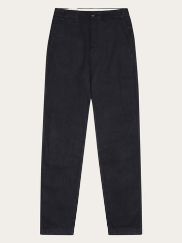 Buy CHUCK regular linen pants - GOTS/Vegan - Moonlight Blue - from 