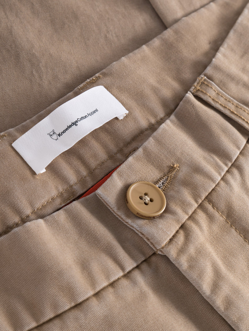 KnowledgeCotton Apparel - MEN CHUCK regular twill chino pants Pants 1019 Tuffet