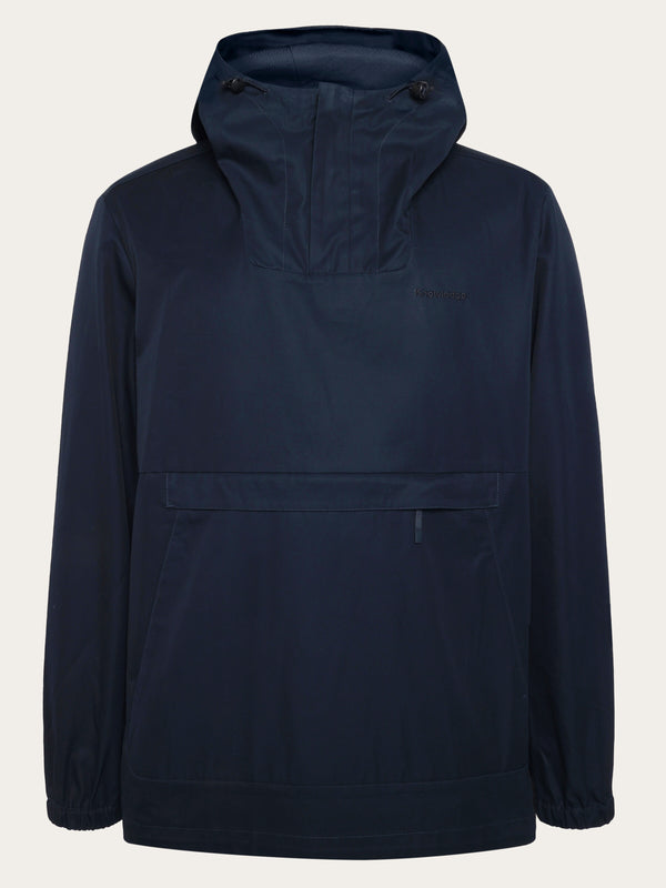 KnowledgeCotton Apparel - UNI Canvas anorak Jackets 1001 Total Eclipse