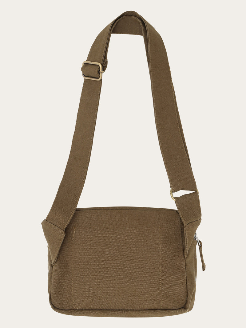 KnowledgeCotton Apparel - UNI Canvas bumbag - GOTS/Vegan Bags 1100 Dark Olive