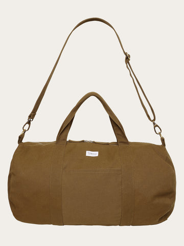 KnowledgeCotton Apparel - UNI Canvas duffel bag 45L - GOTS/Vegan Bags 1100 Dark Olive