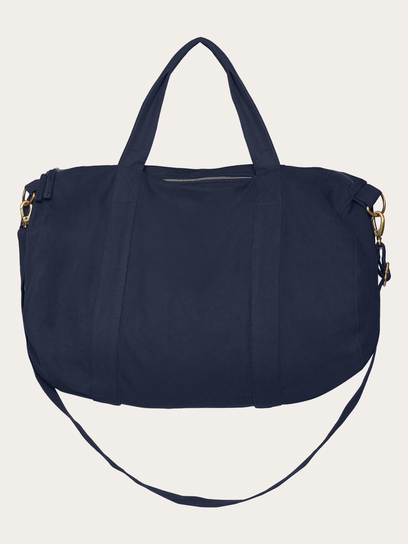 KnowledgeCotton Apparel - UNI Canvas duffel bag 45L - GOTS/Vegan Bags 1412 Night Sky