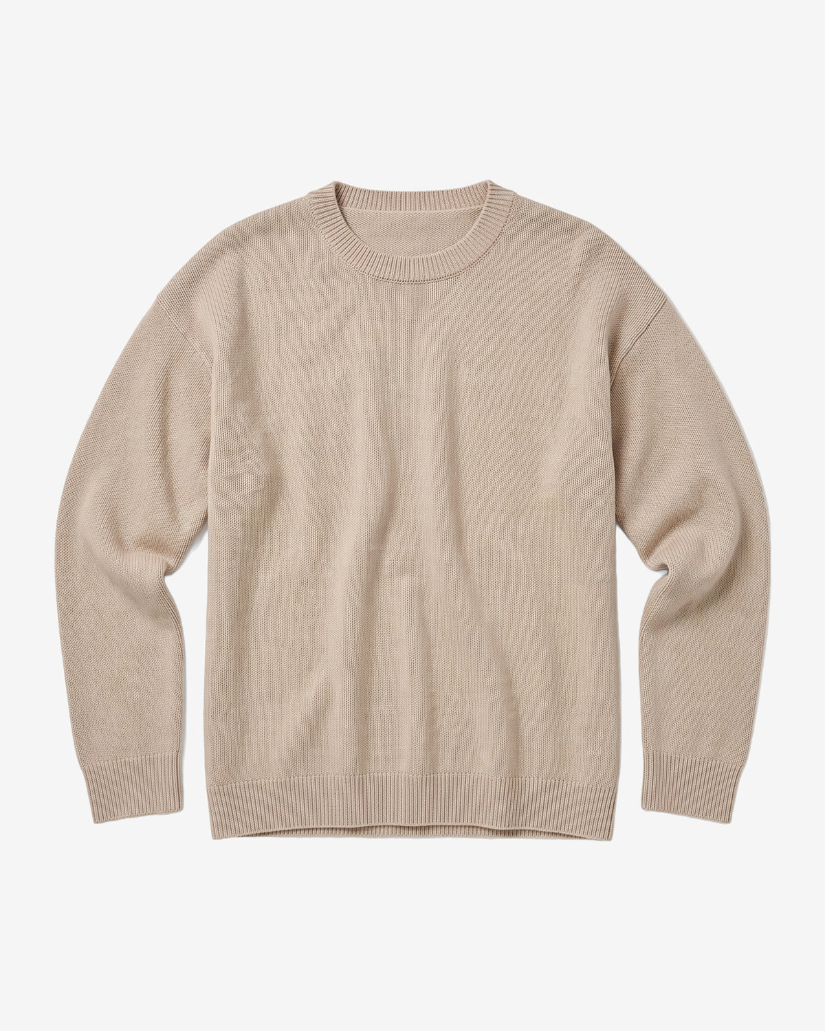 KnowledgeCotton Apparel - WMN Cashmere crew neck sweater Knits 1228 Light feather gray