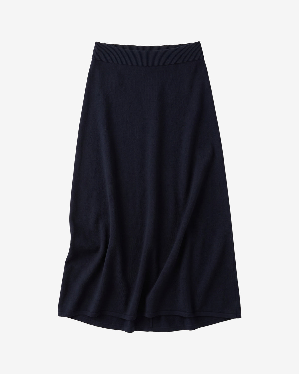 KnowledgeCotton Apparel - WMN Cashmere skirt Skirts 1300 Black Jet