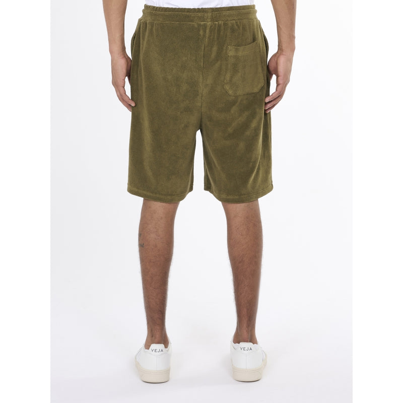 Buy Loose Linen shorts - Burned Olive - from KnowledgeCotton Apparel®