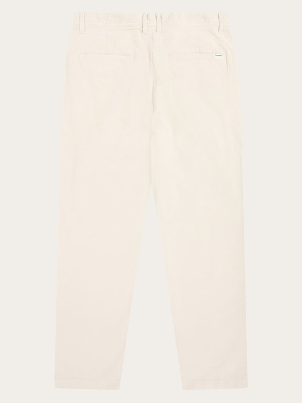 KnowledgeCotton Apparel - MEN Chuck regular corduroy pants Pants 1387 Egret