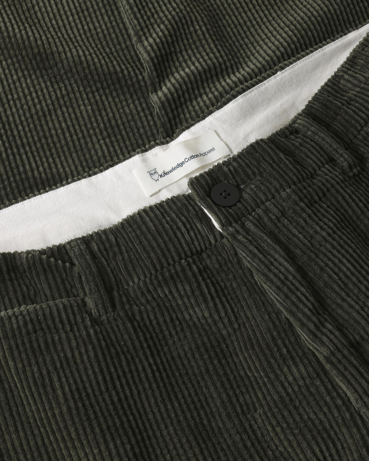 KnowledgeCotton Apparel - MEN Chuck regular corduroy pants Pants 1090 Forest Night