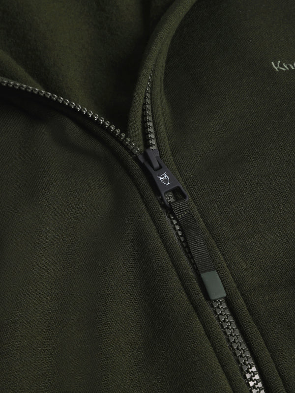 KnowledgeCotton Apparel - WMN Dynamic Wool 320 Fleece hoody - RWS Fleeces 1090 Forrest Night
