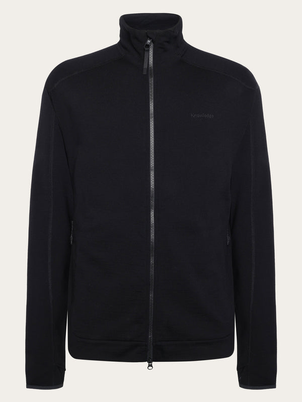 KnowledgeCotton Apparel - MEN Dynamic Wool 320 Fleece sweat - RWS Fleeces 1300 Black Jet
