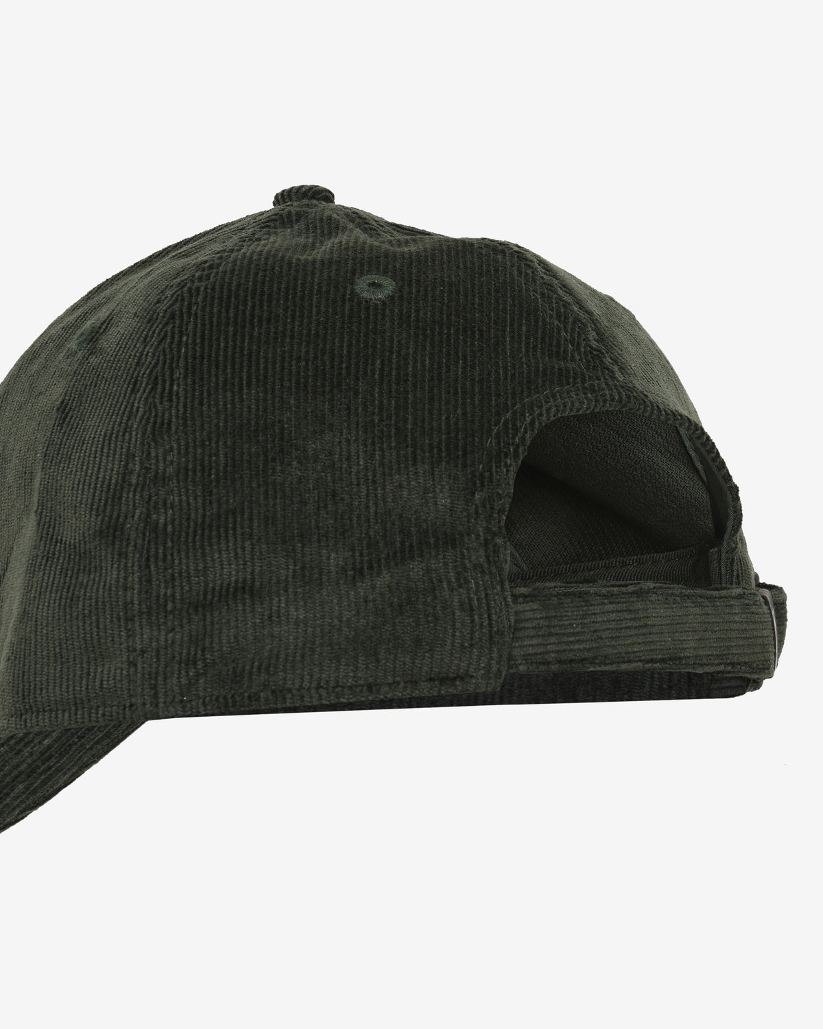 KnowledgeCotton Apparel - UNI Corduroy badge cap Caps 1090 Forest Night