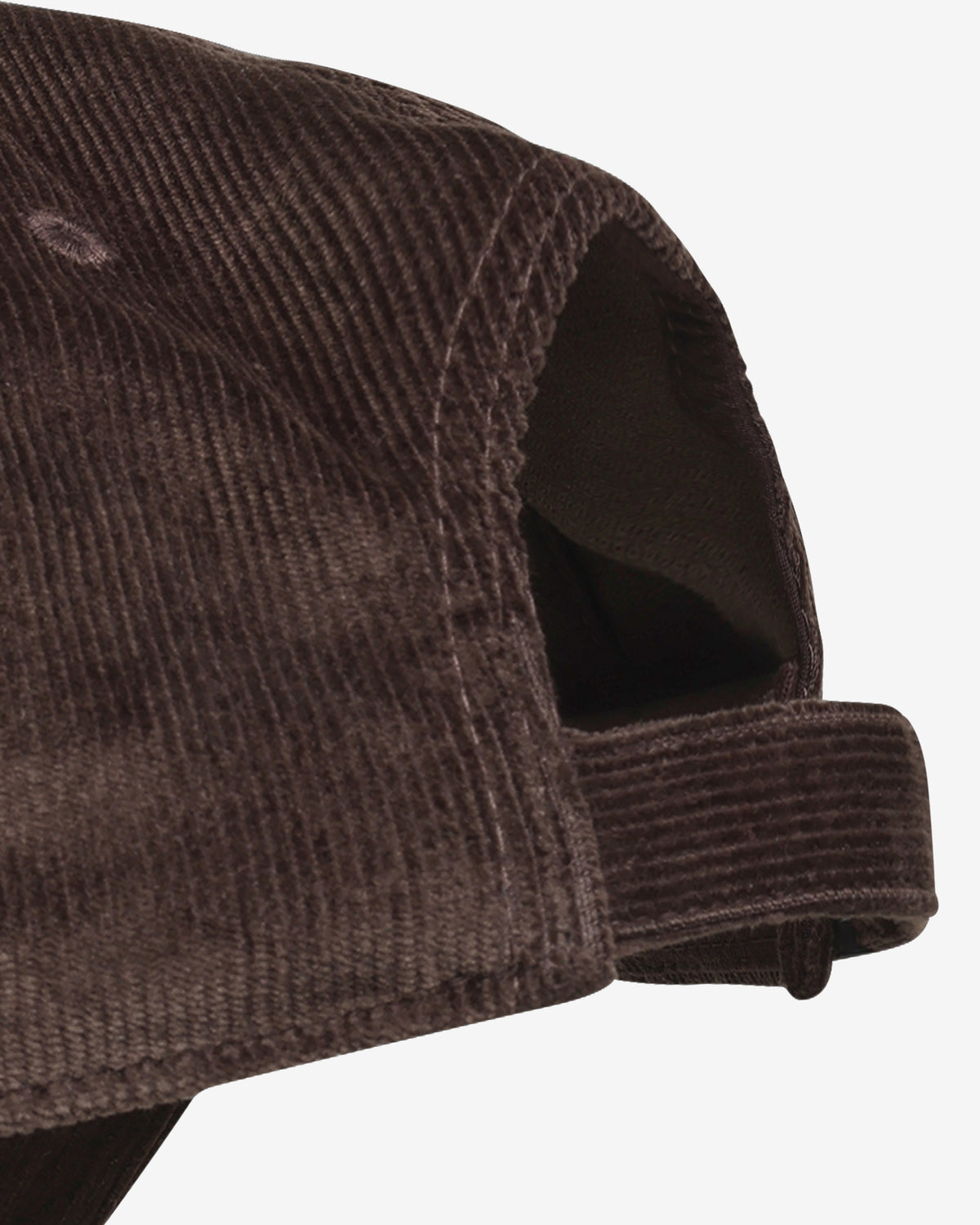 KnowledgeCotton Apparel - UNI Corduroy badge cap Caps 1487 Chocolate Torte