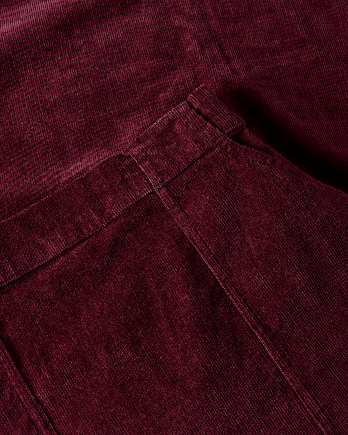 KnowledgeCotton Apparel - WMN Corduroy skirt Skirts 1500 Burgundy