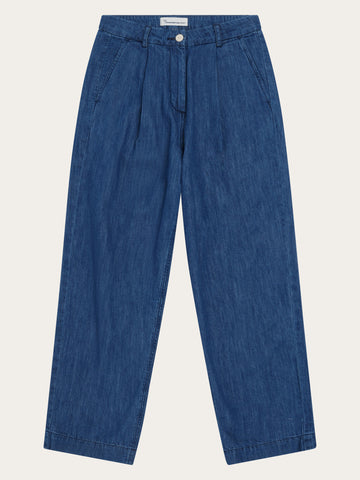 KnowledgeCotton Apparel - WMN Denim pants Denim jeans 3059 Dark Blue denim