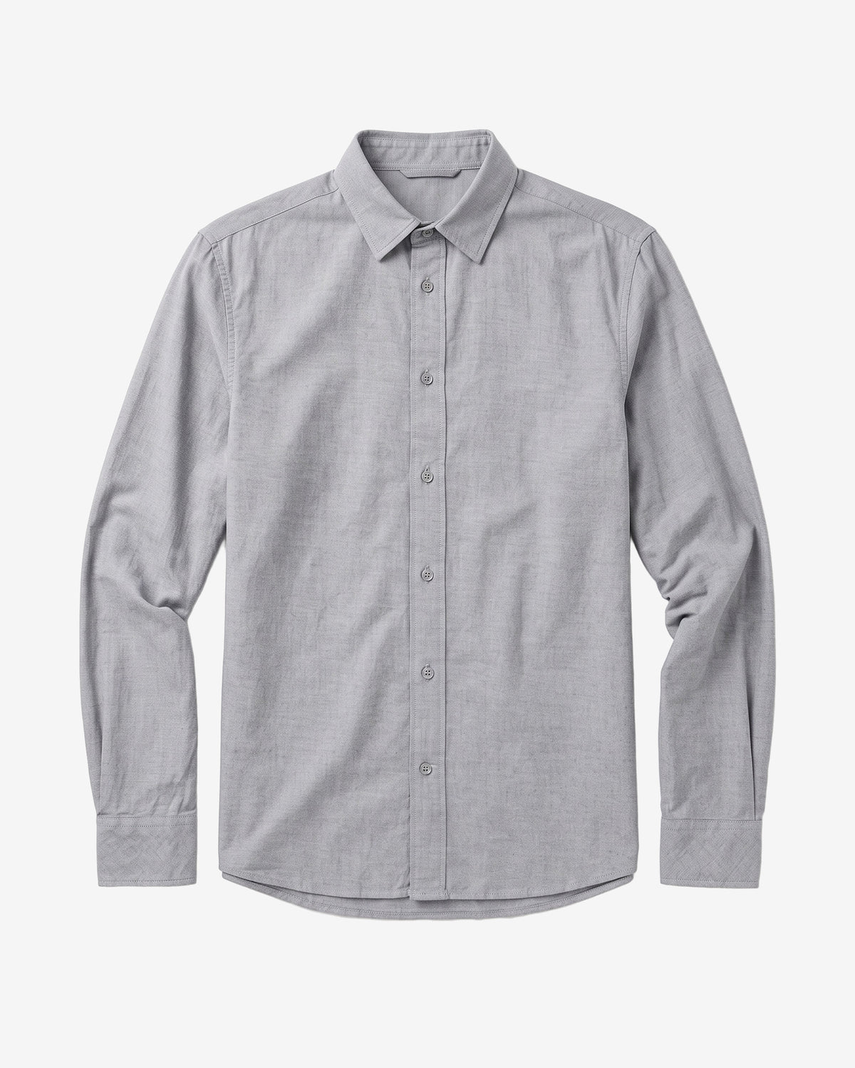 KnowledgeCotton Apparel - MEN Dune light twill shirt Shirts 1226 Vintage Indigo