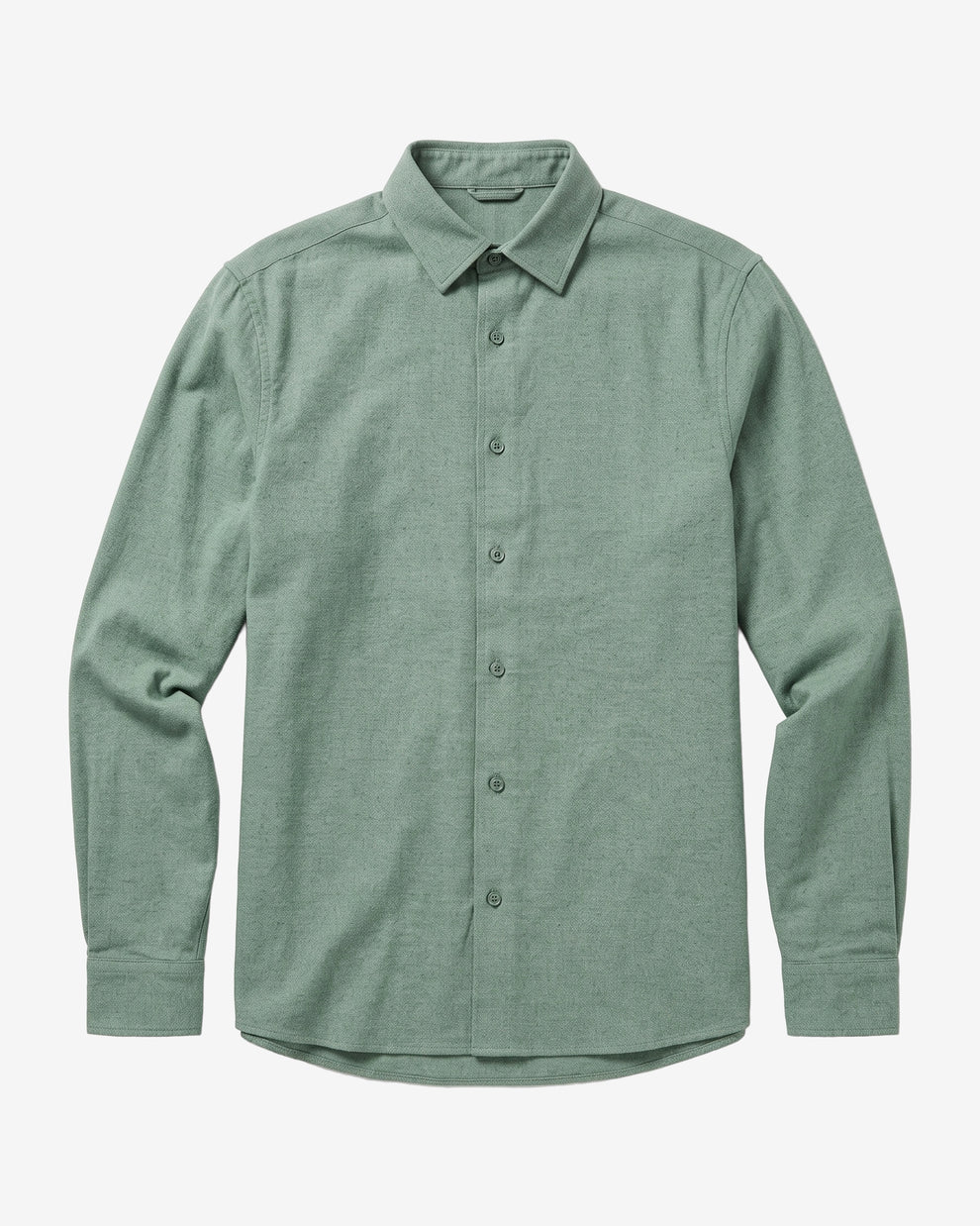 KnowledgeCotton Apparel - MEN Dune regular flannel shirt Shirts 1396 Lily Pad