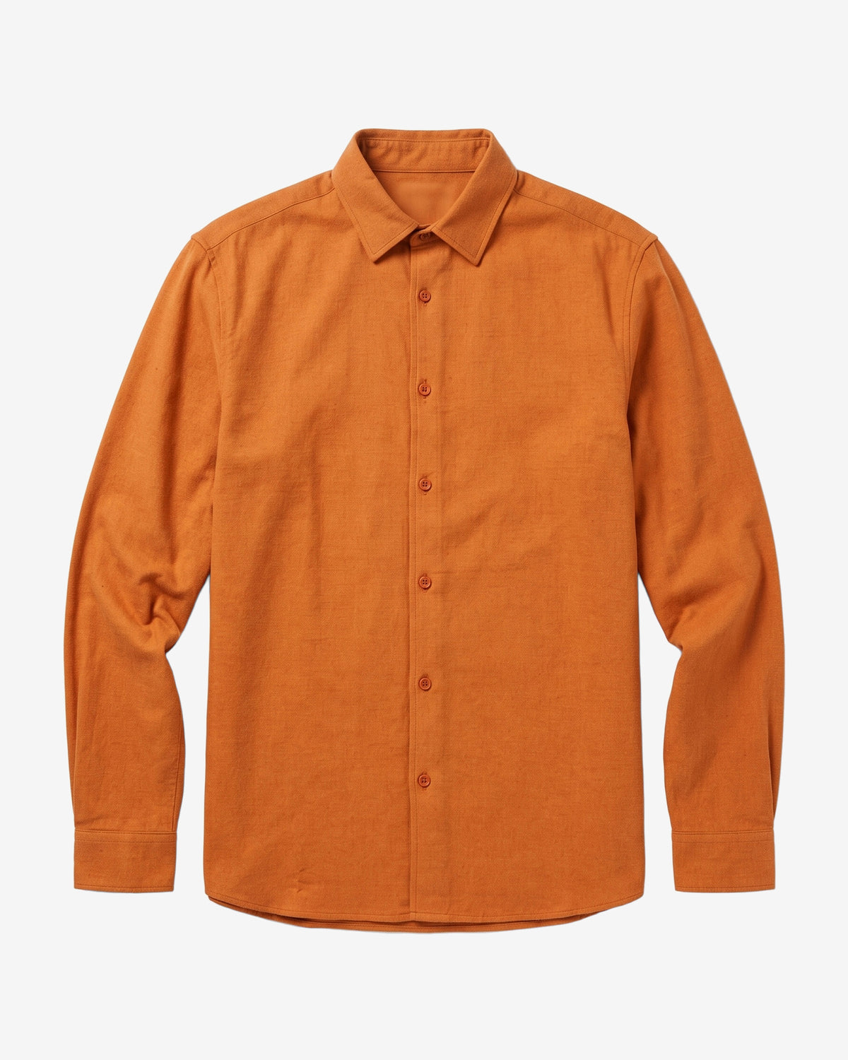 KnowledgeCotton Apparel - MEN Dune regular flannel shirt Shirts 1502 Golden Oak