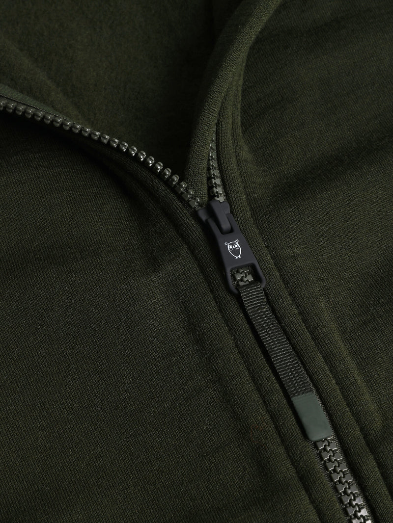 KnowledgeCotton Apparel - WMN Dynamic Wool 320 Fleece sweat - RWS Fleeces 1090 Forrest Night