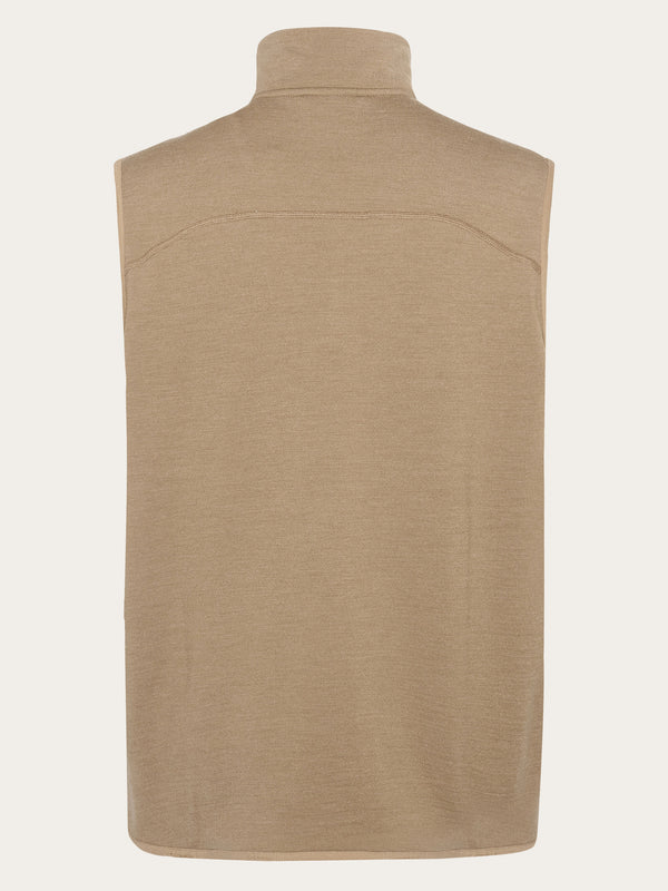 KnowledgeCotton Apparel - MEN Dynamic Wool  320 Fleece vest Fleeces 1019 Tuffet