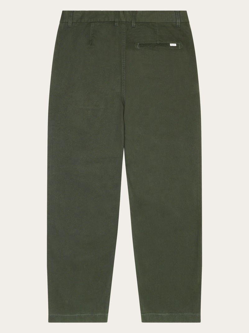 KnowledgeCotton Apparel - MEN FLINT Organic Cotton Twill Chino GOTS/Vegan Pants 1090 Forrest Night