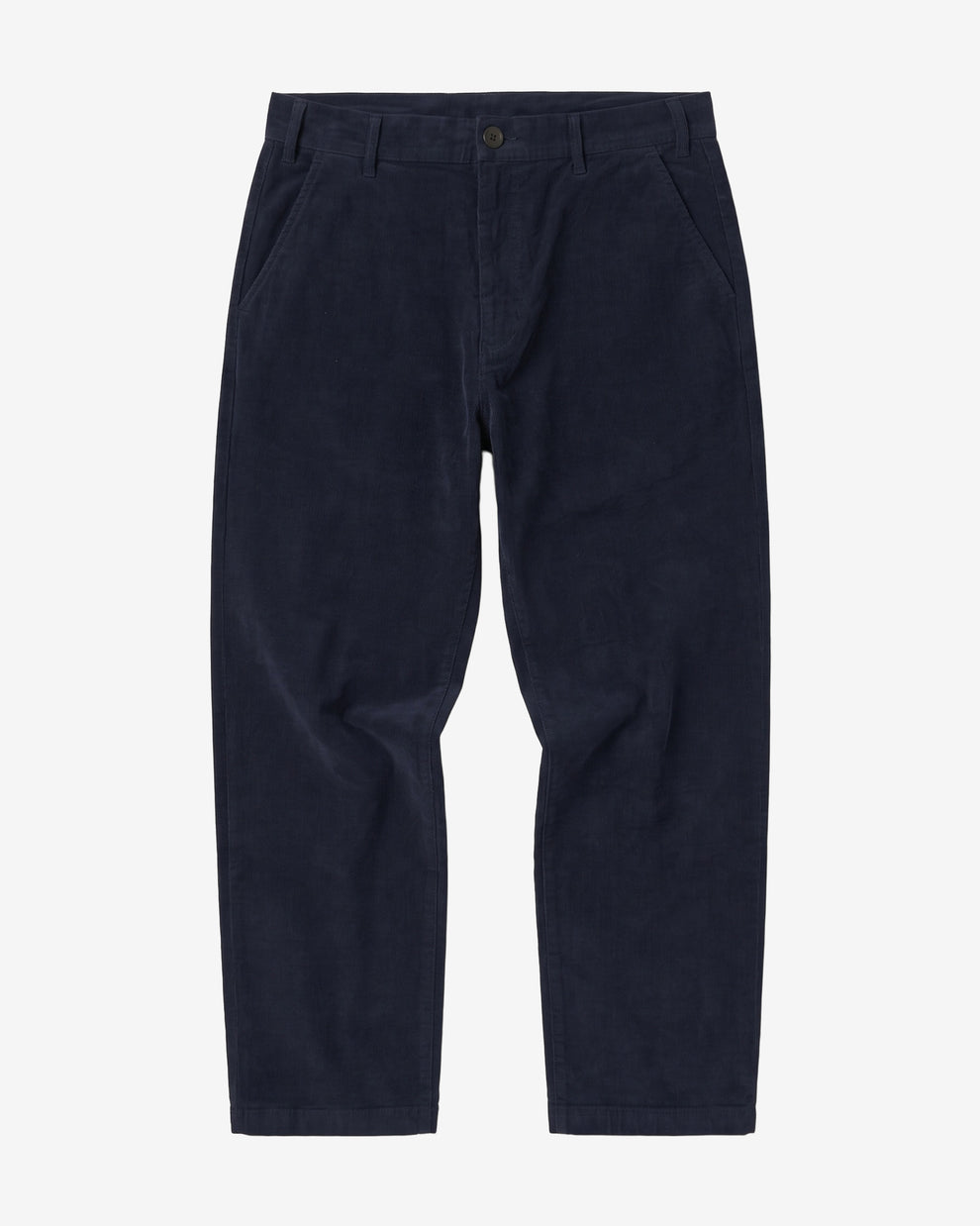 KnowledgeCotton Apparel - MEN FLINT wide corduroy chino pants Pants 1412 Night Sky
