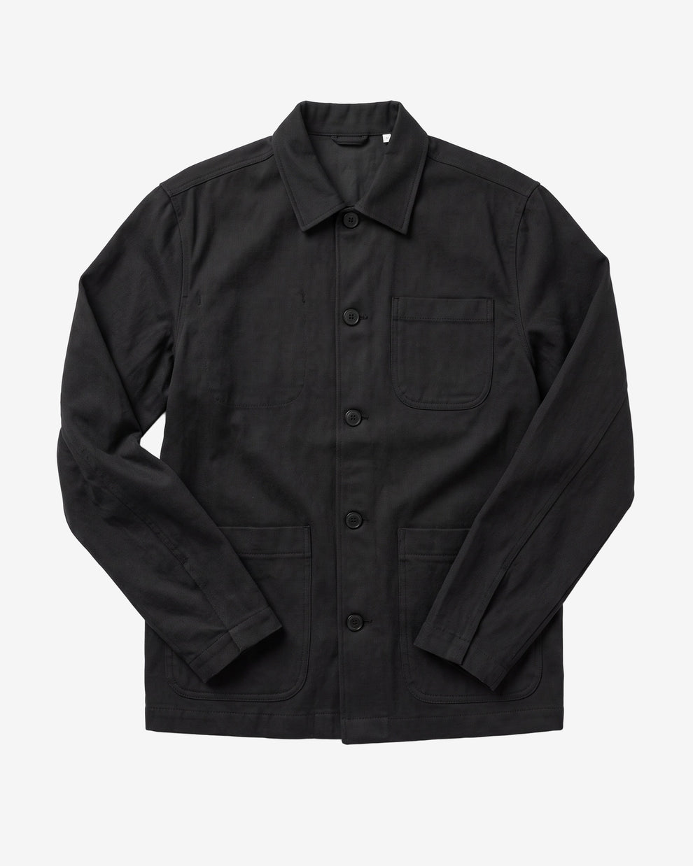 KnowledgeCotton Apparel - MEN Flannel overshirt Overshirts 1412 Night Sky