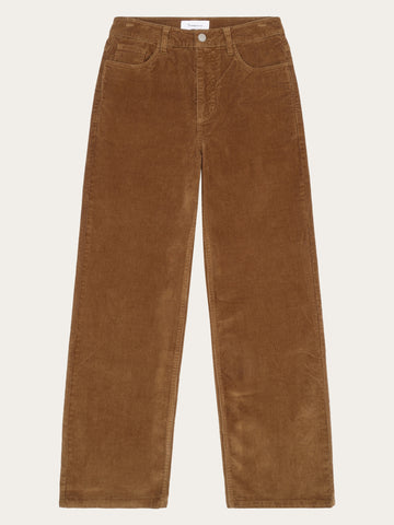 KnowledgeCotton Apparel - WMN Organic Cotton Gale Corduroy Pants GOTS Pants 1121 Dachshund