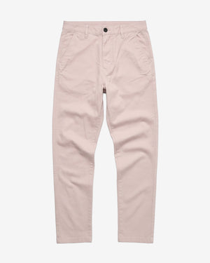 KnowledgeCotton Apparel - WMN Iris slim pique pant Pants 1228 Light feather gray