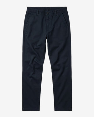 KnowledgeCotton Apparel - WMN Iris slim pique pant Pants 1300 Black Jet