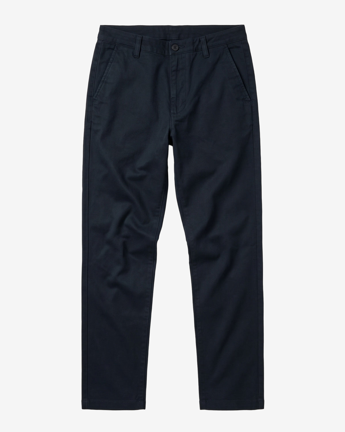 KnowledgeCotton Apparel - WMN Iris slim pique pant Pants 1300 Black Jet