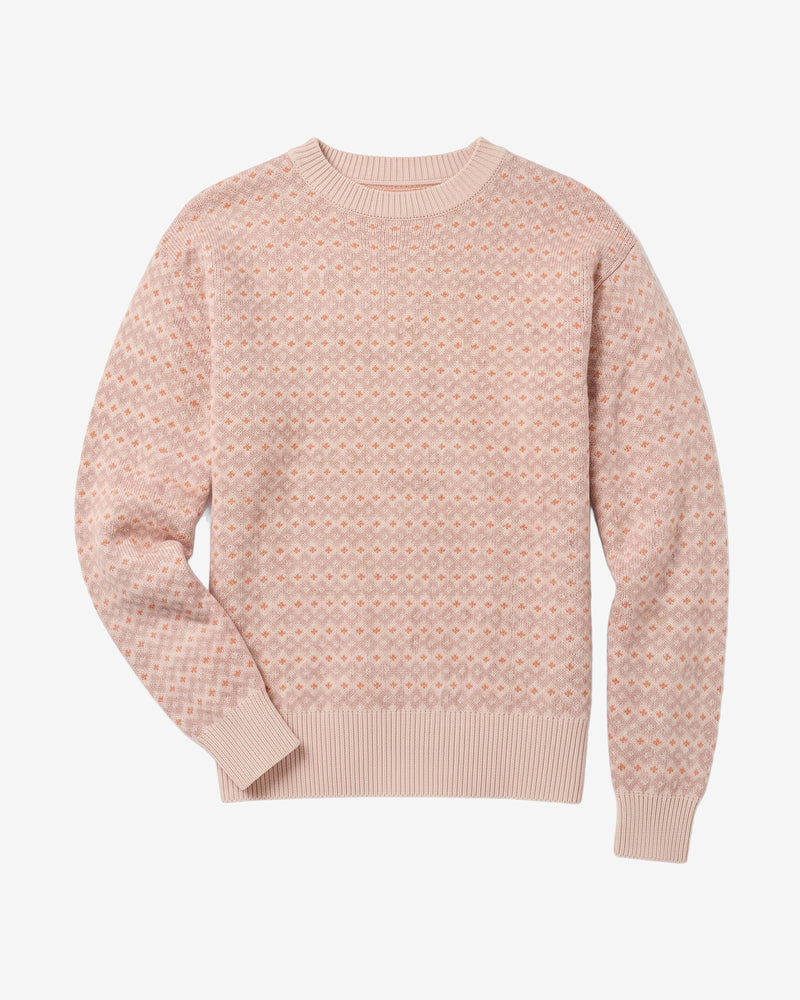 KnowledgeCotton Apparel - MEN Lambswool jacquard sweater Knits 9930 Beige