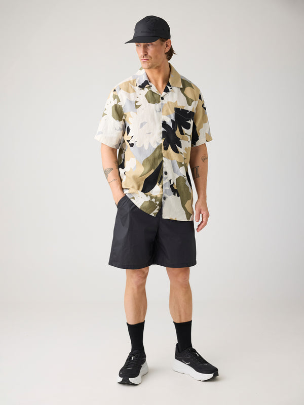 KnowledgeCotton Apparel - MEN Loose linen pant Pants 1300 Black Jet