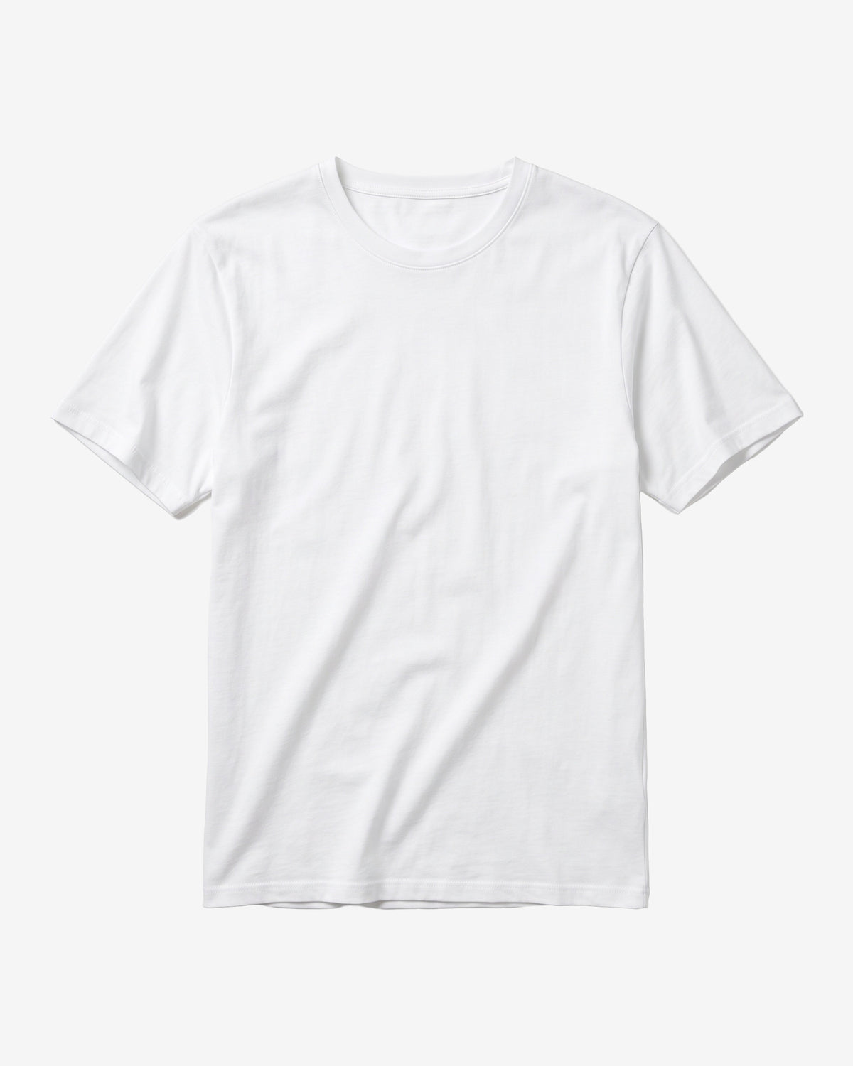 KnowledgeCotton Apparel - MEN Mercerized t-shirt T-shirts 1010 Bright White