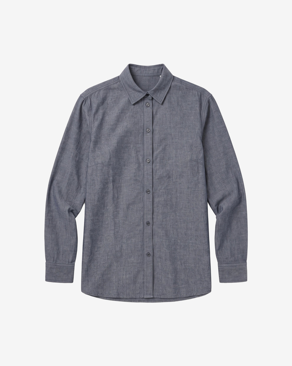 KnowledgeCotton Apparel - WMN Organic Cotton Flannel Shirt GOTS Shirts 1412 Night Sky