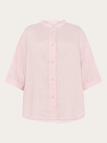 KnowledgeCotton Apparel - WMN Organic Linen Shirt GOTS/Vegan Shirts 1494 Pale Lilac