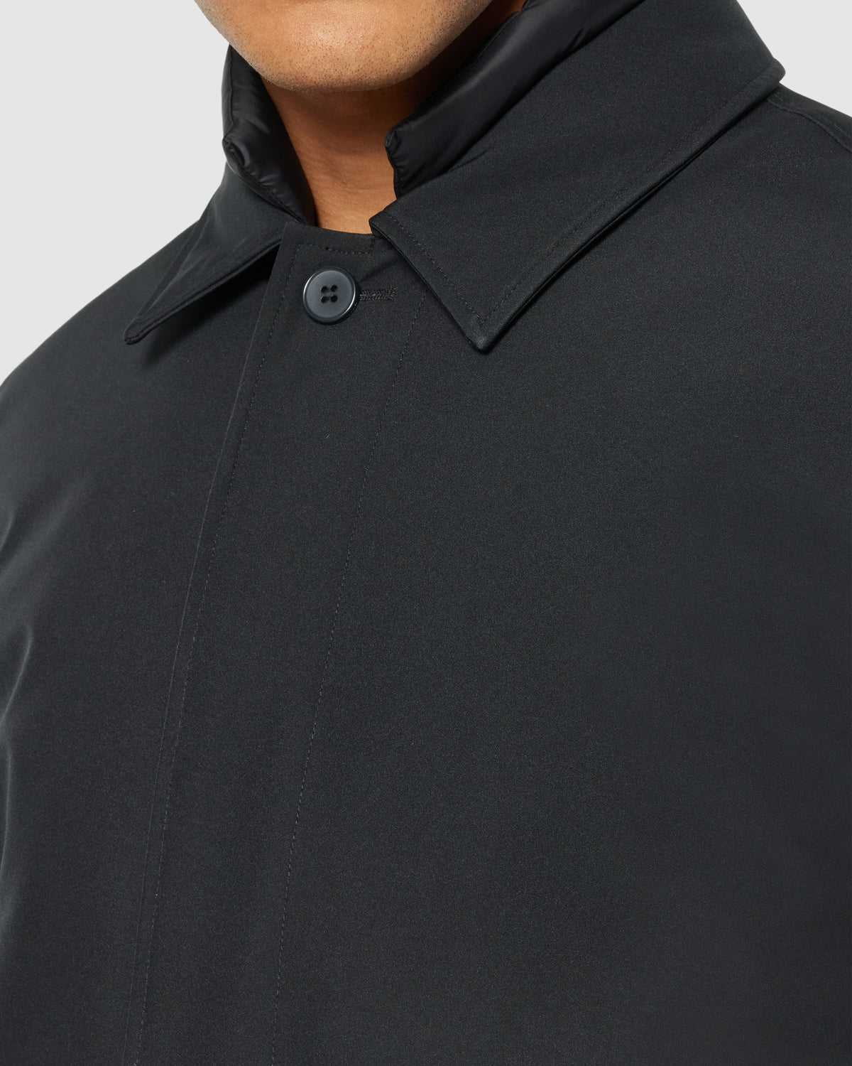 KnowledgeCotton Apparel - MEN Recycled PET Climate Shell Jacket Jackets 1300 Black Jet