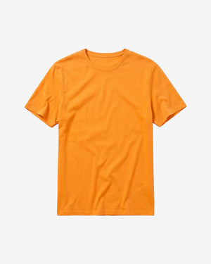 KnowledgeCotton Apparel - MEN Regular fit Basic tee T-shirts 1502 Golden Oak