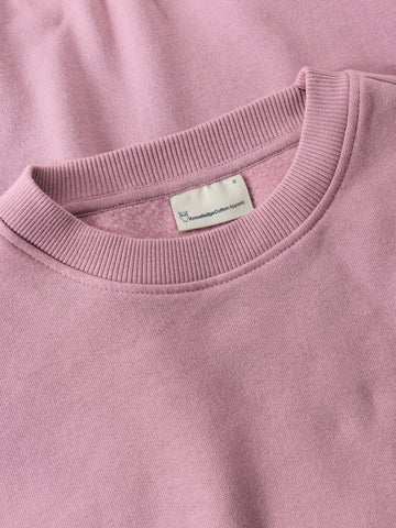 KnowledgeCotton Apparel - WMN Relaxed crew neck Sweats 1503 Orchid Haze