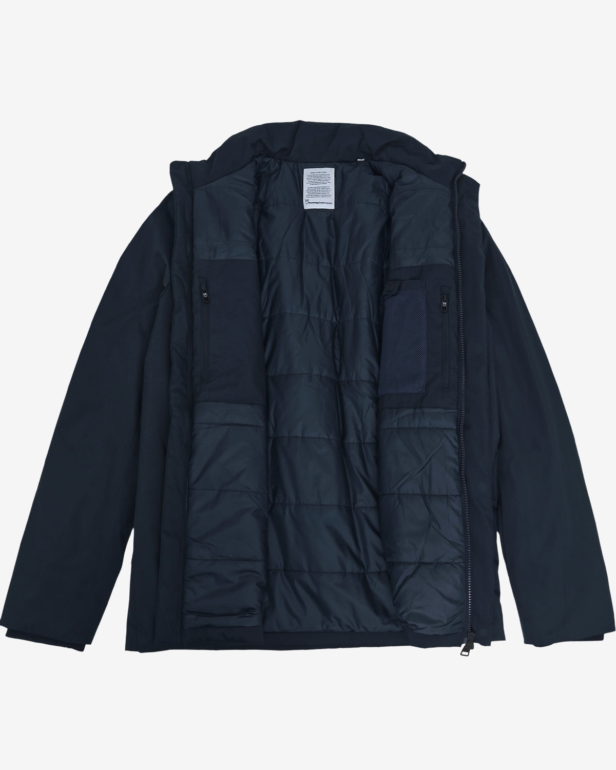 KnowledgeCotton Apparel - MEN Soft shell Jacket Jackets 1001 Total Eclipse